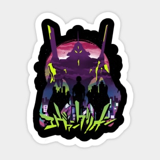 Eva Sunset Sticker